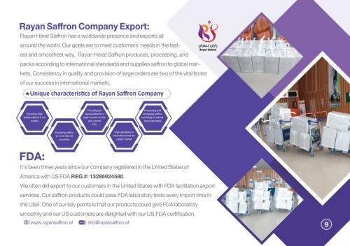 Rayan Saffron Company Export